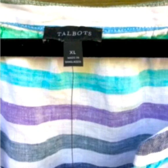 New Linen Top Talbots 16/XL Summer ‘24. Quite a deal terrific blouse. - Picture 3 of 5